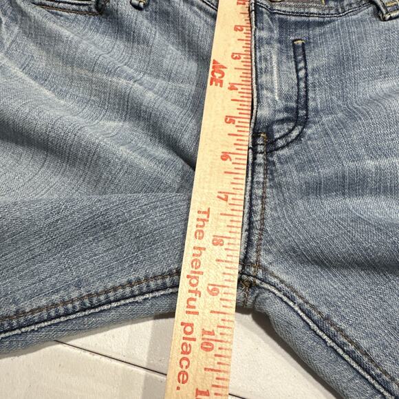 Seven7 Cropped Jeans Women’s Size 31 Blue Light Wash Stretch Denim - Picture 13 of 14